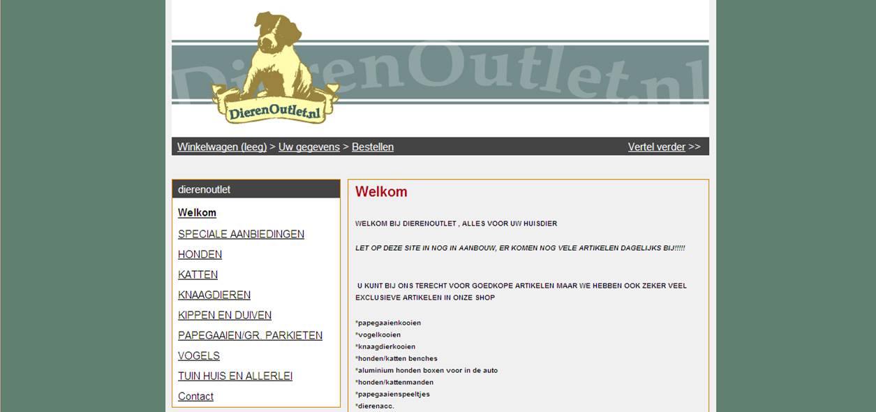 Dierenwinkel sluit om “internetwinkel”