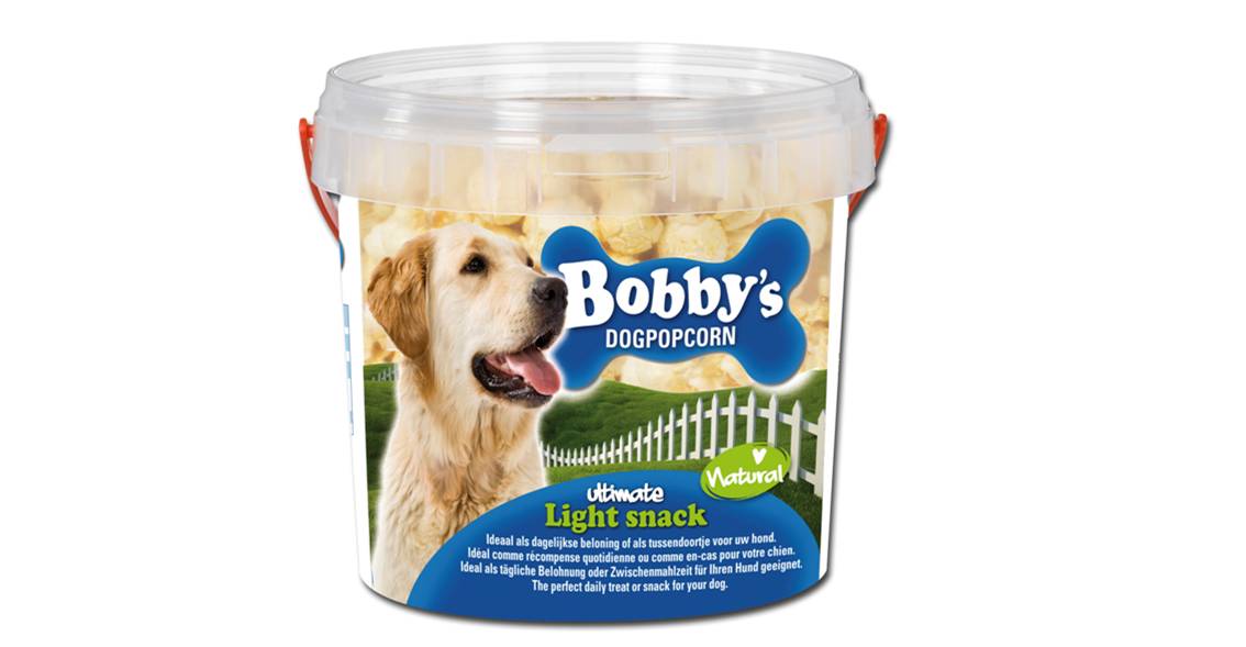 Popcorn voor honden, de ideale light snack voor tussendoor