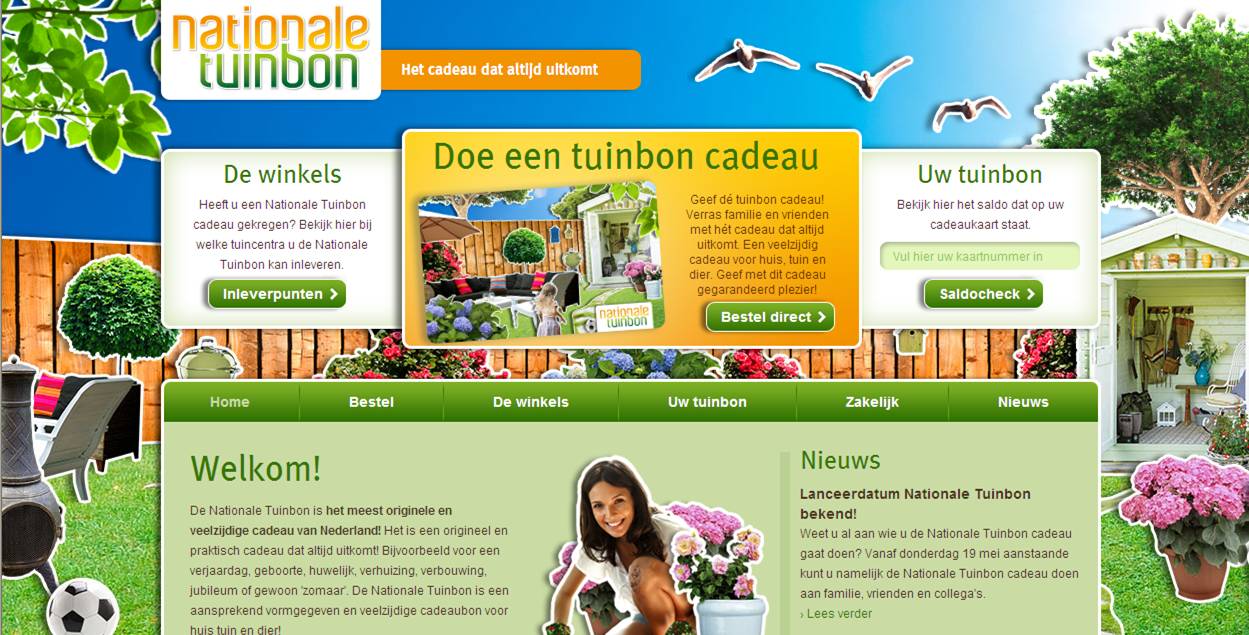 Tuincentra introduceren Nationale Tuinbon