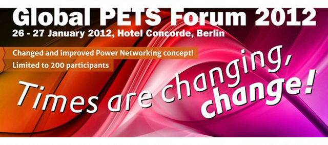 Global PETS Forum 2012