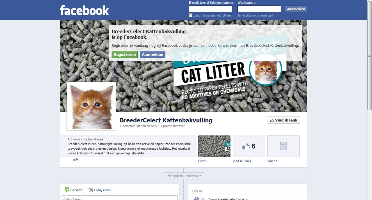 Facebook-actie Breeder Celect