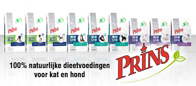 Prins Petfoods lanceert als eerste 100% natuurlijke dieetvoeding voor de dierenspeciaalzaak