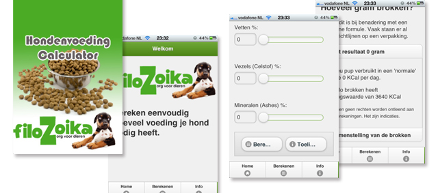 Filozoika komt met app voor hondenvoeding