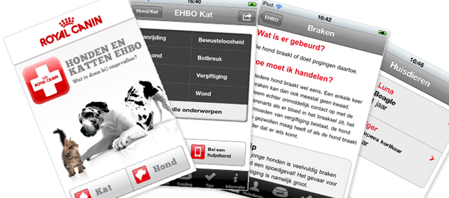 Royal Canin komt met EHBO app voor honden en katten