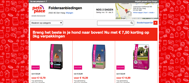 Pets Place eerste Nederlandse retailer met Google Circulars