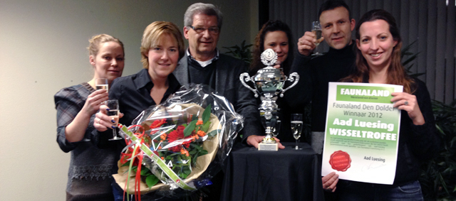 Faunaland Den Dolder winnaar van de Aad Luesing Trofee 2012