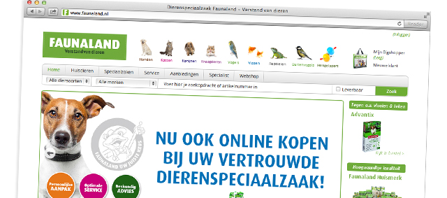 Vernieuwde website voor Faunaland