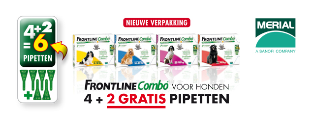 Nieuwe, voordelige verpakkingen van FRONTLINE Combo® voor honden