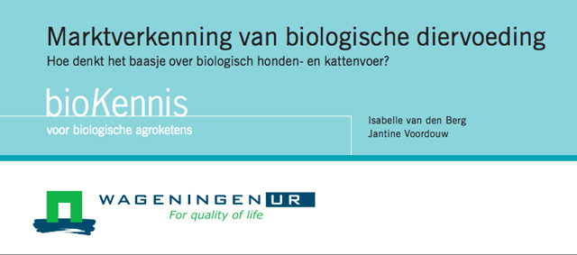 Marktkansen biologische diervoeding niet heel groot