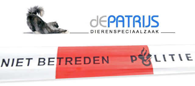 Overval dierenspeciaalzaak De Patrijs in Almere