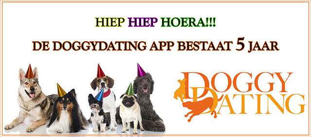 DoggyDating viert haar eerste lustrum!