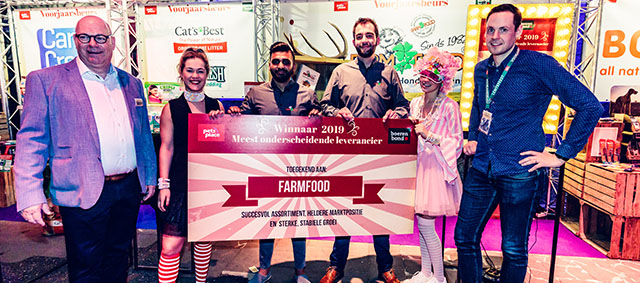 Farmfood verrast met award voor ‘Meest onderscheidende leverancier’