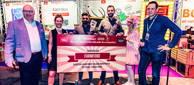 Farmfood verrast met award voor ‘Meest onderscheidende leverancier’