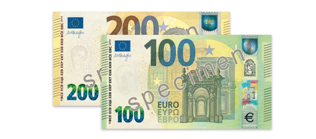 De nieuwe eurobiljetten