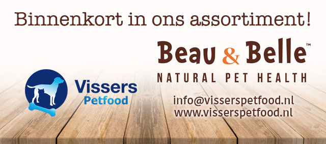 Beau & Belle Natural Pet Health binnenkort in het assortiment van Vissers Petfood